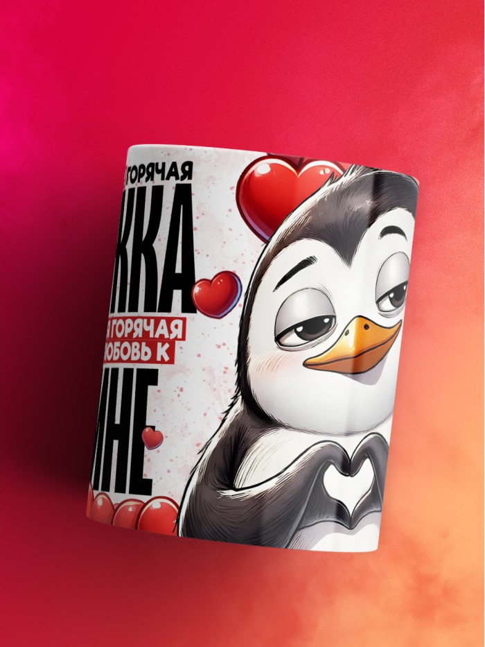 Горячая кружка на 14 февраля Алине  Жуковский