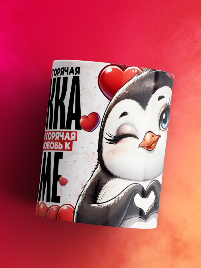 Горячая кружка на 14 февраля Диме  Жуковский