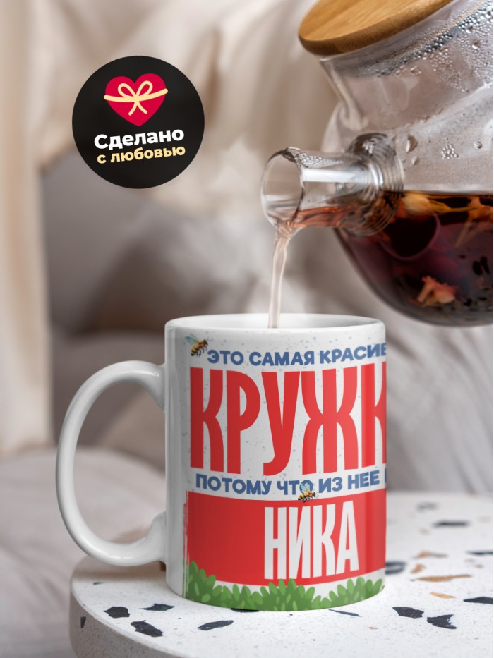 Самая красивая кружка с именем Ника  Жуковский